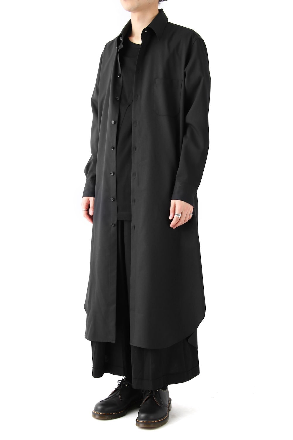 Long Shirt Dress Double Serge