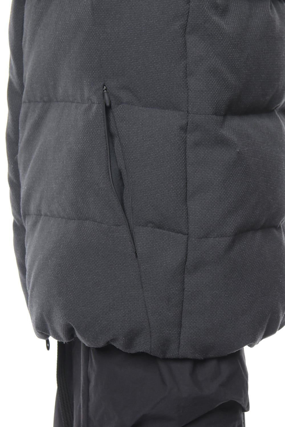 Dobby Pin Head Down Vest RB-027 CB.Black