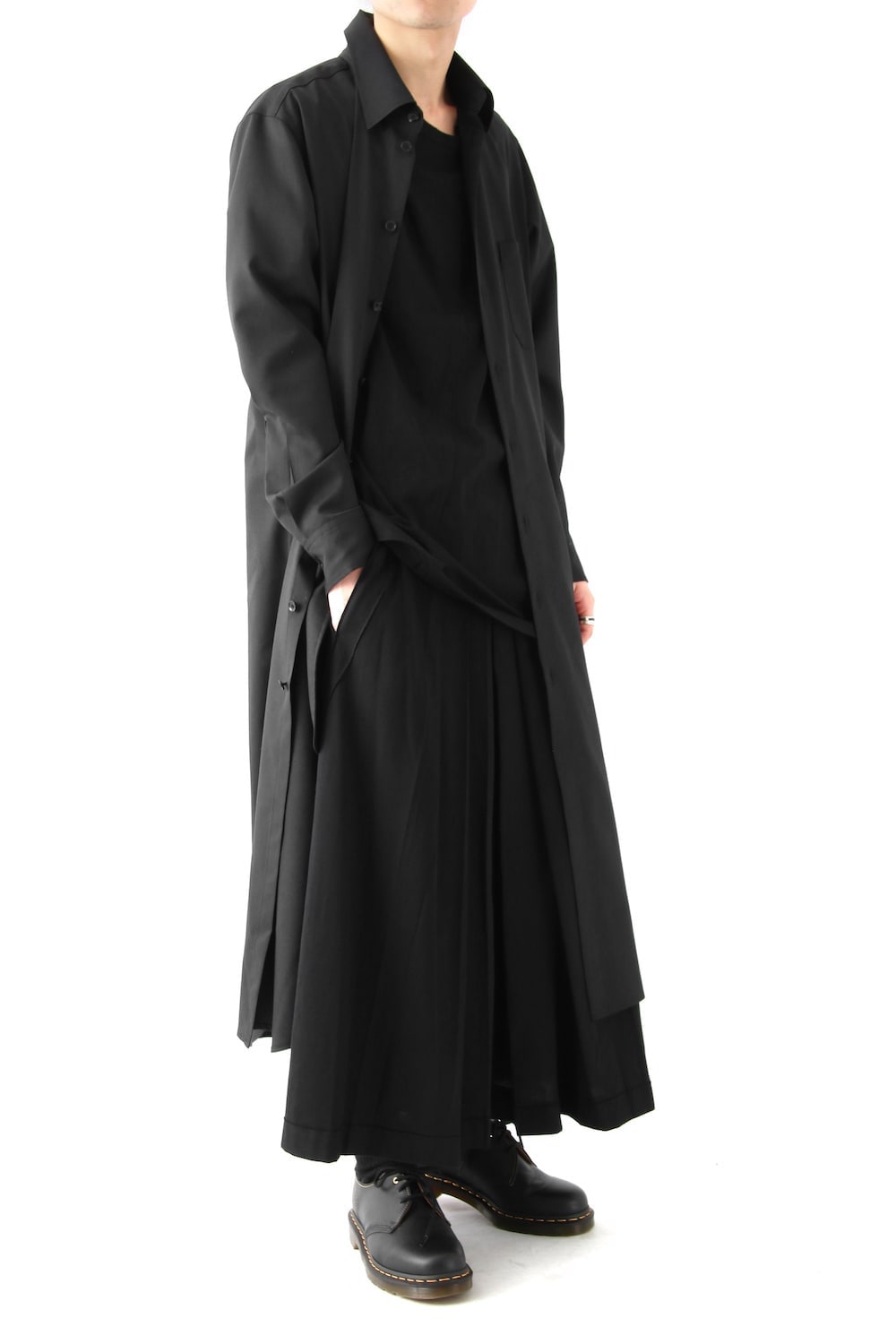 Long Shirt Dress Double Serge