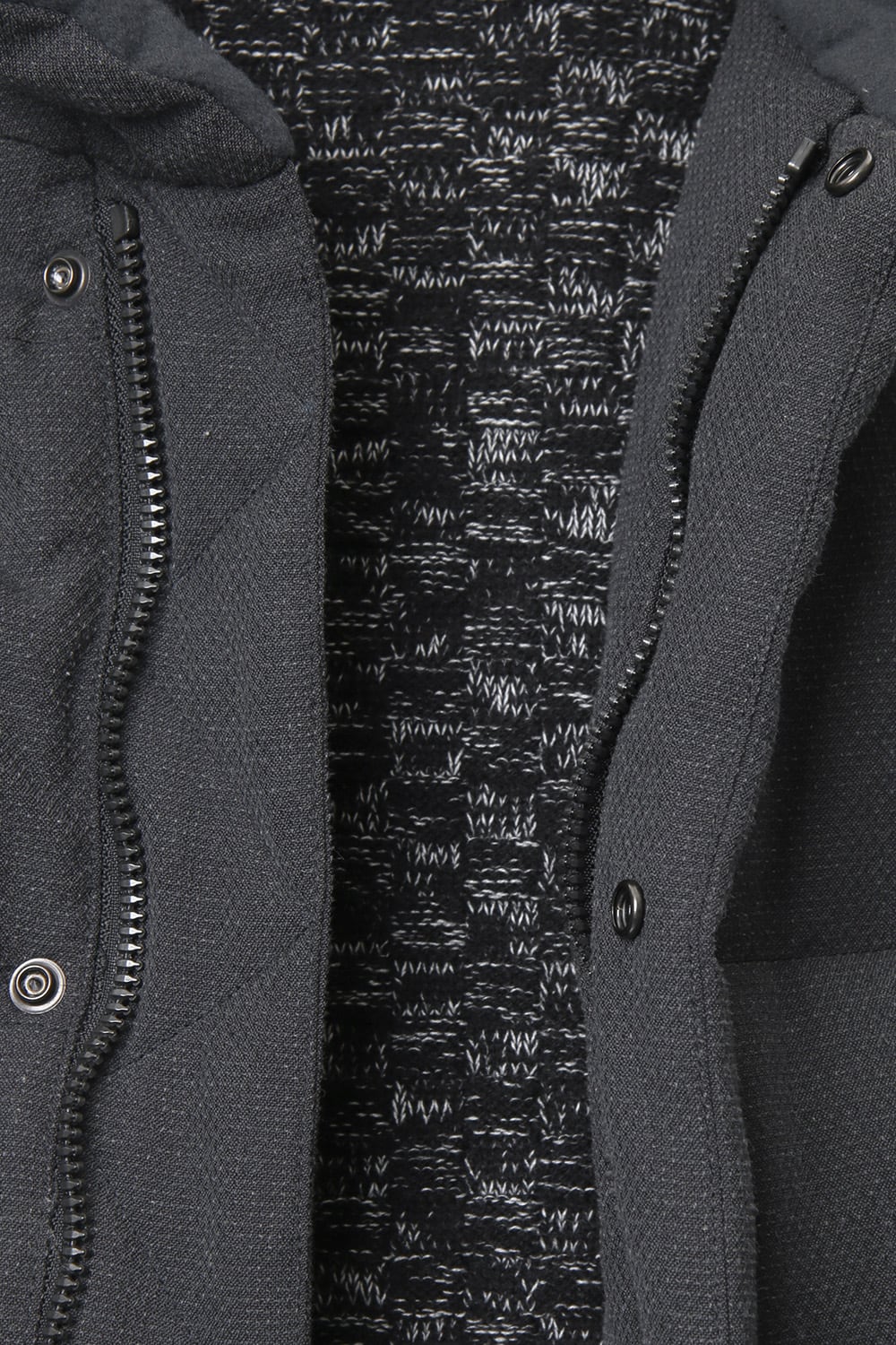 Dobby Pin Head Down Vest RB-027 CB.Black