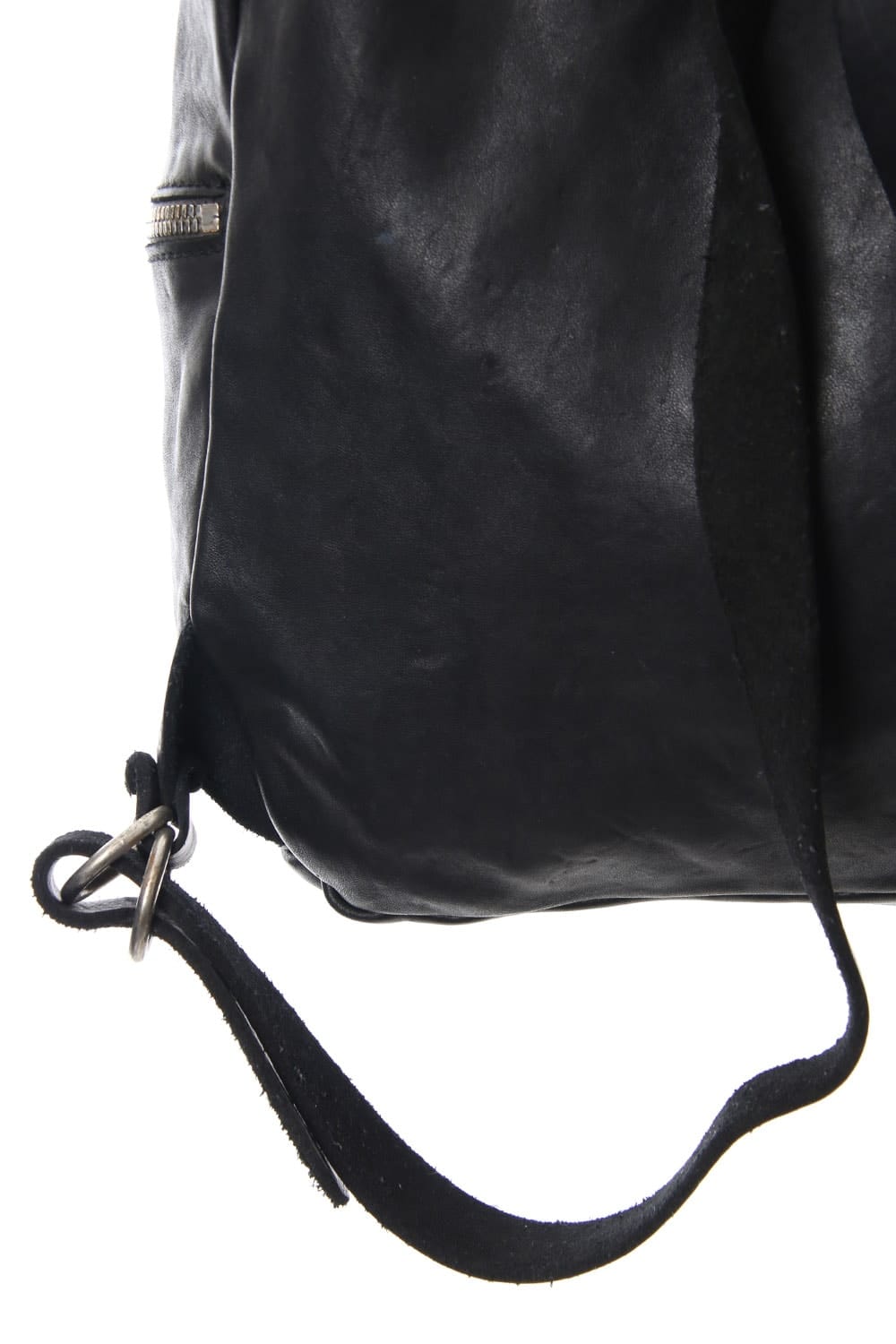 Soft Horse Leather Back Pack - DBP08 - BLACK