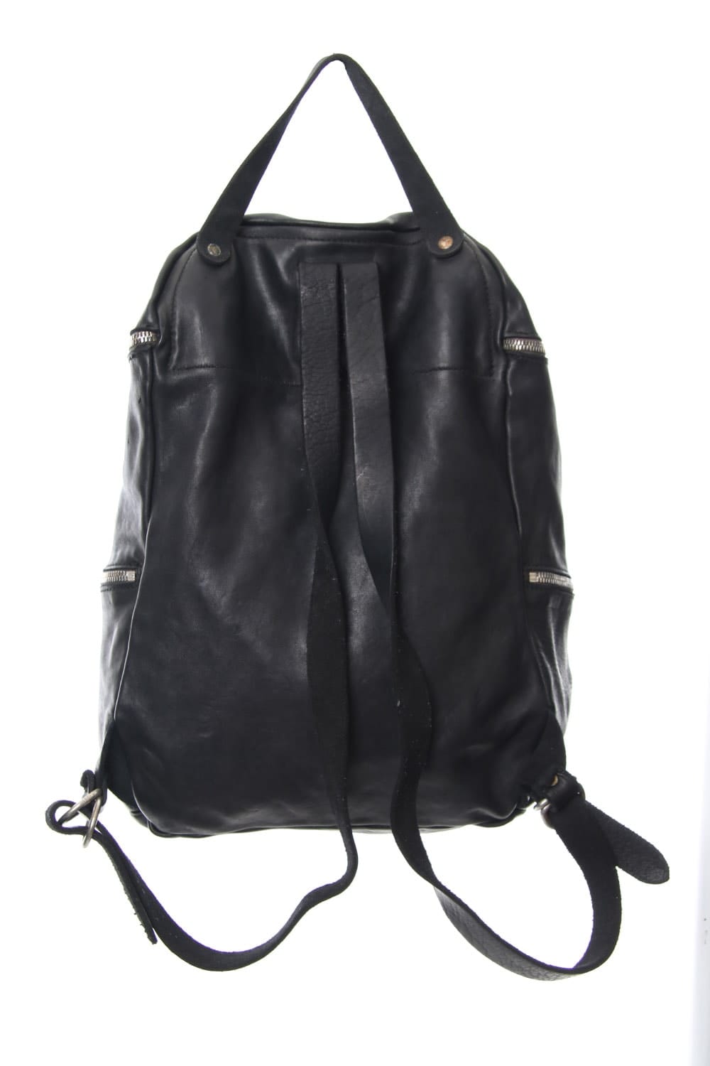 DBP08 - Large Leather Side-zip Backpack