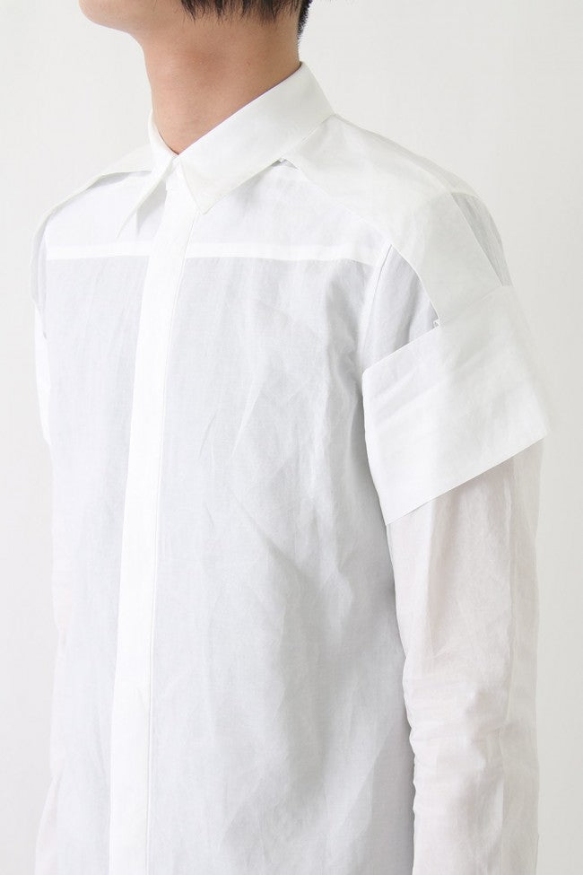 17SS Brassard Shirt WHITE