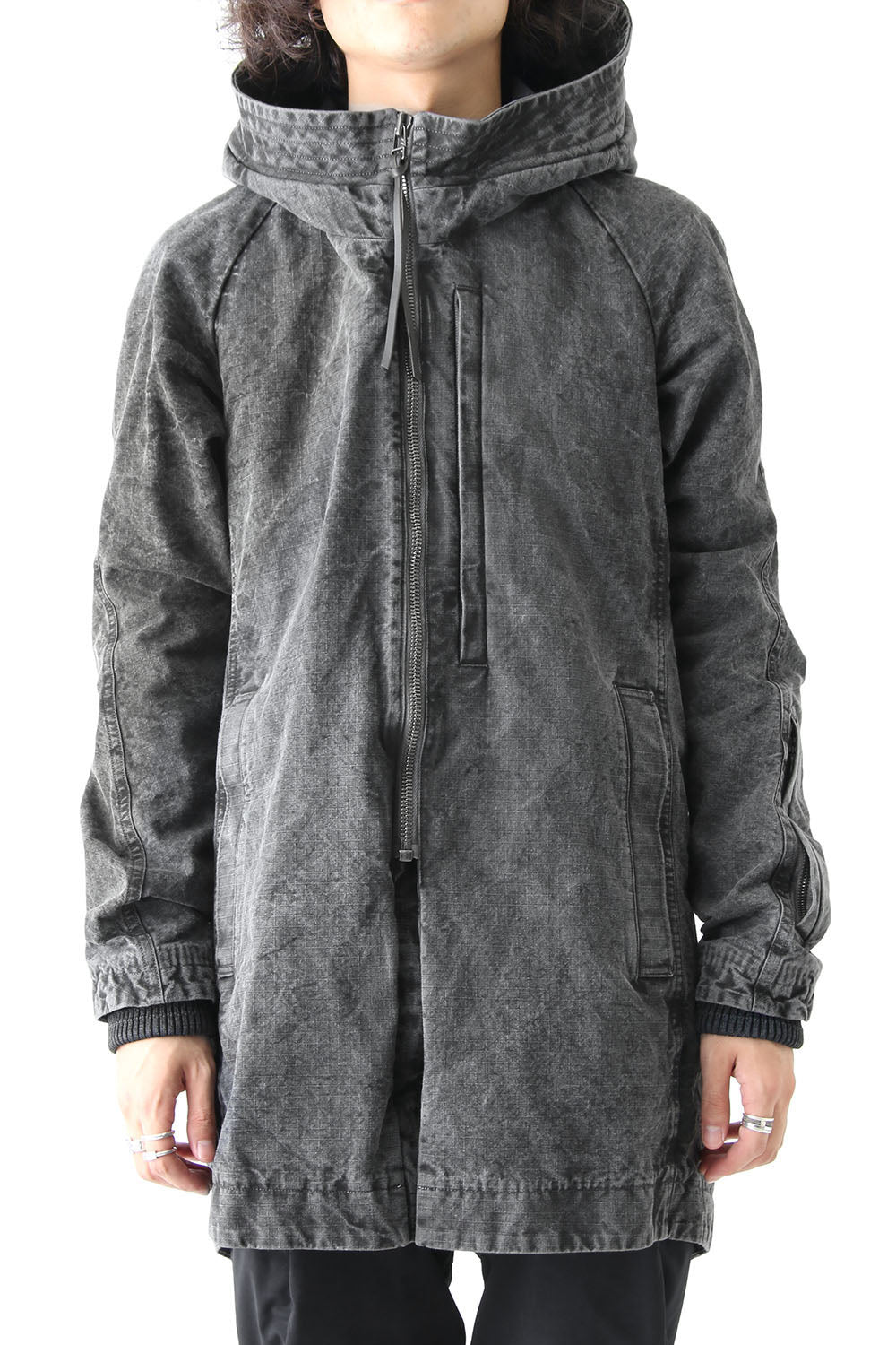 Coat Hard Cotton ripstop Garment Dye