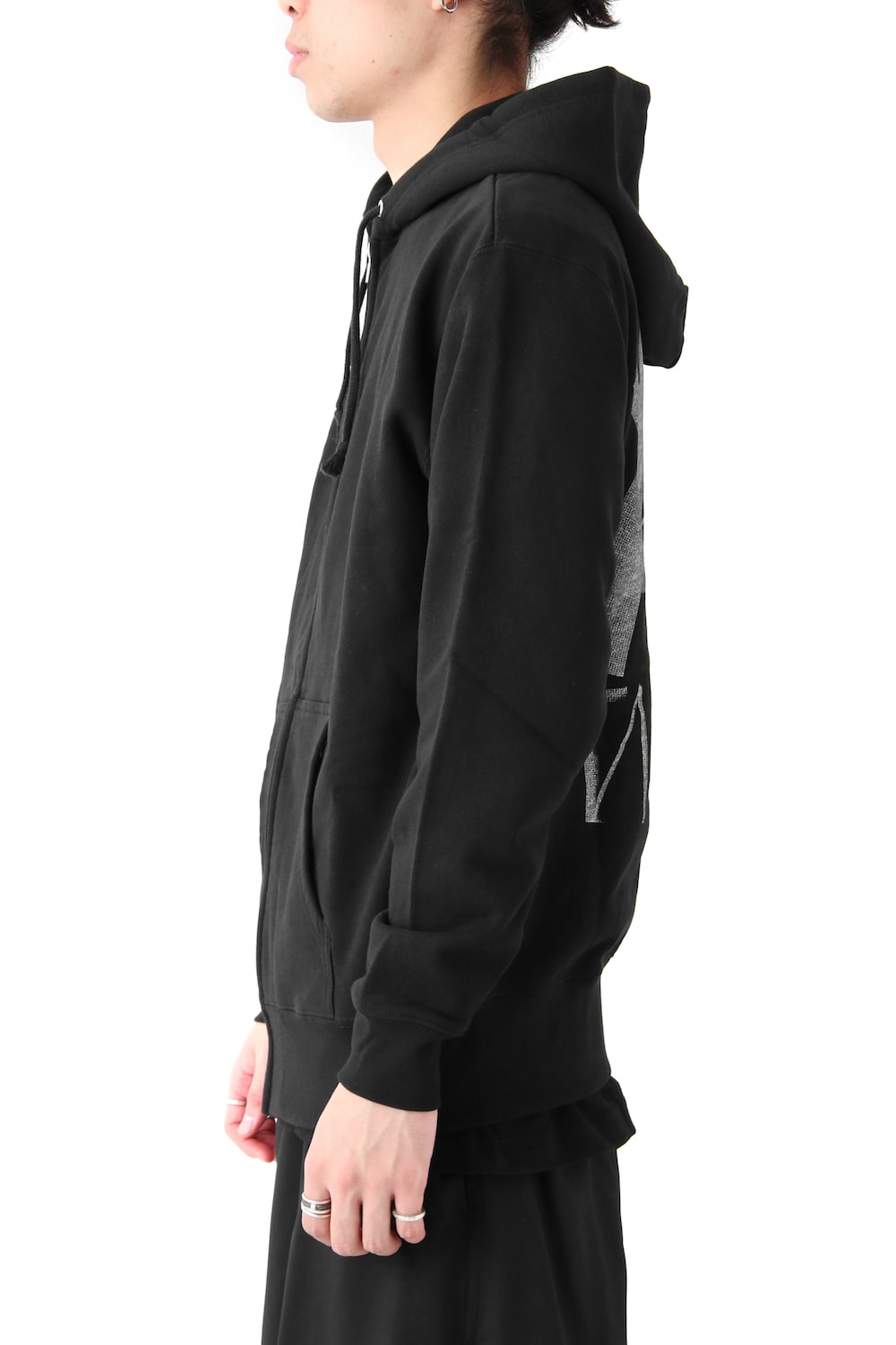 New Graphic A Plain Stitch Fabric Parka