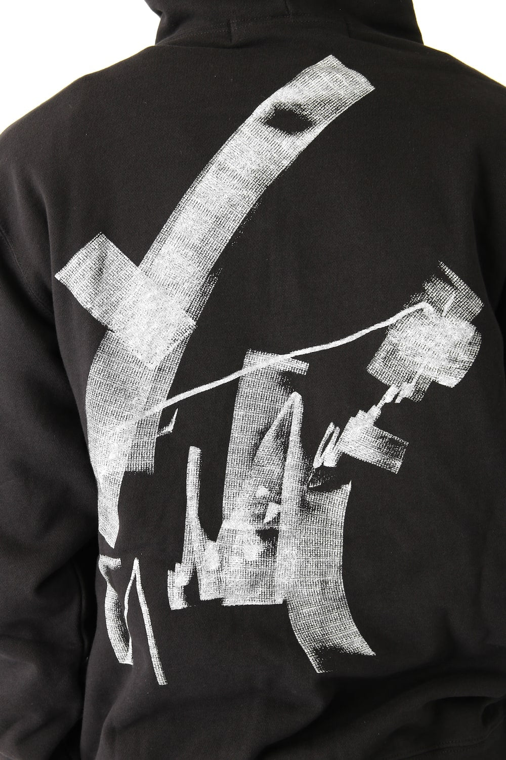 New Graphic A Plain Stitch Fabric Parka