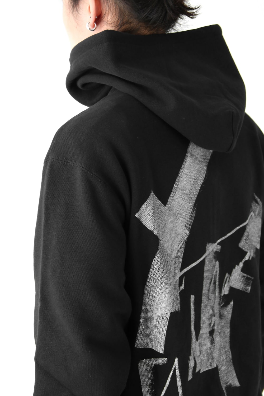 New Graphic A Plain Stitch Fabric Parka