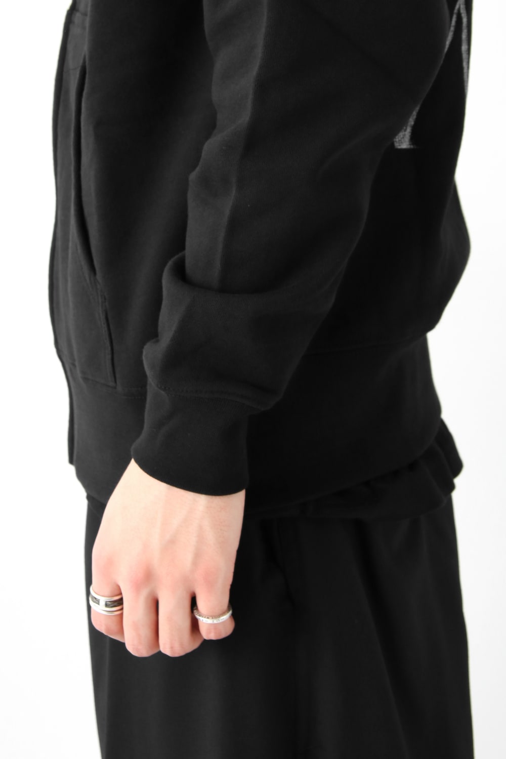 New Graphic A Plain Stitch Fabric Parka