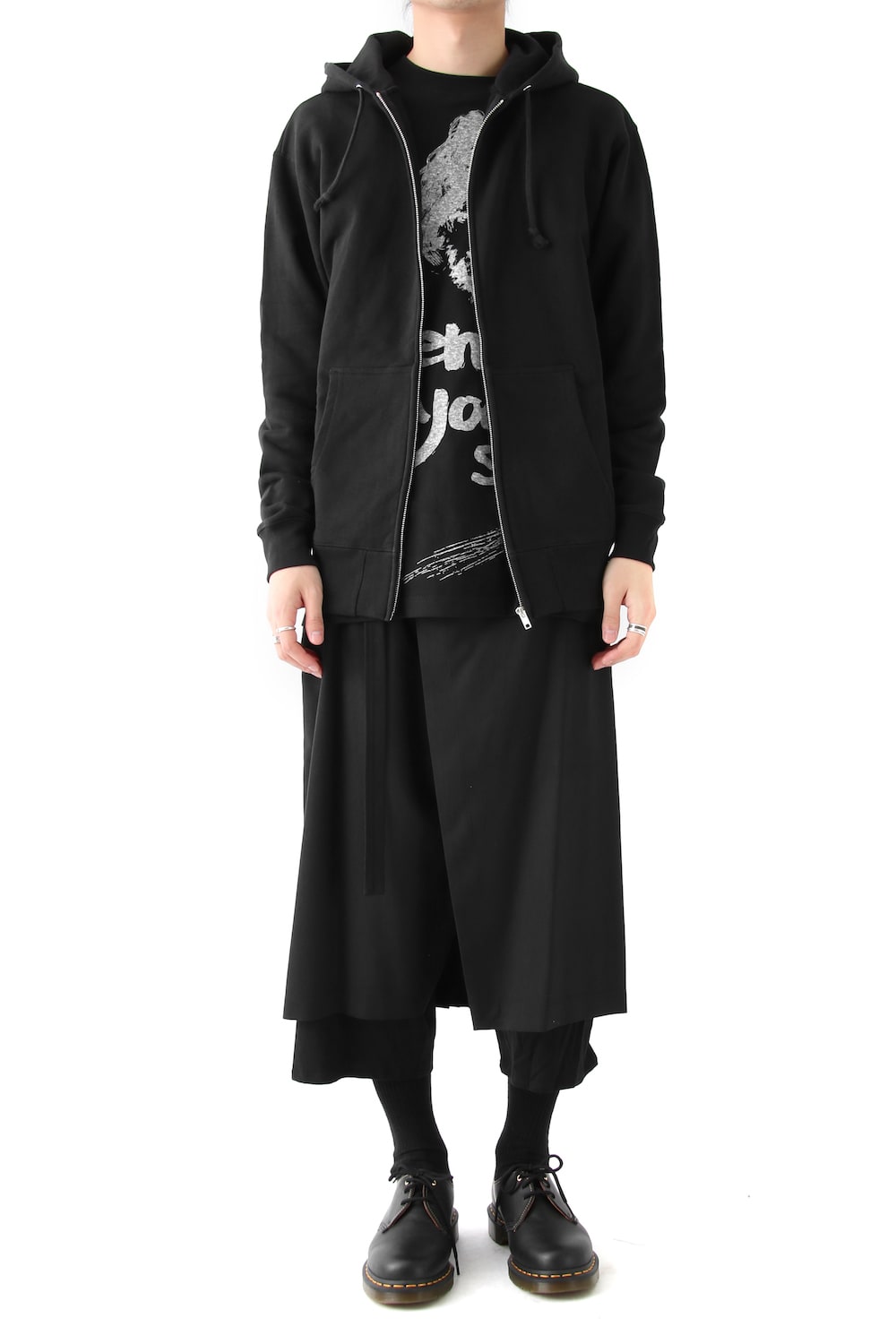 New Graphic A Plain Stitch Fabric Parka