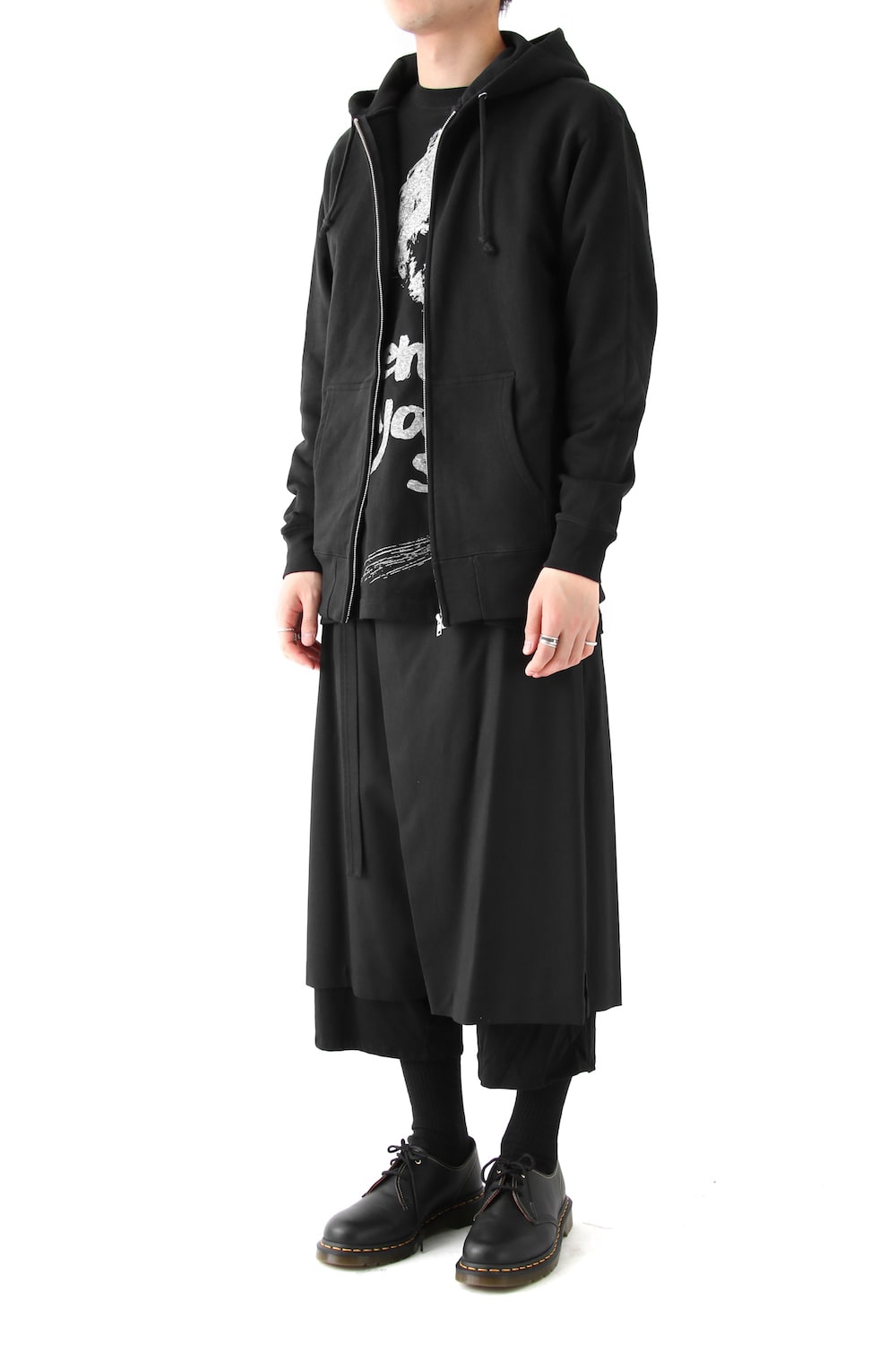 New Graphic A Plain Stitch Fabric Parka