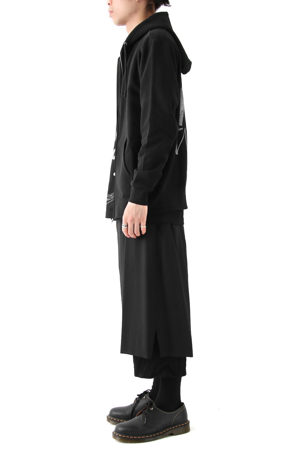 New Graphic A Plain Stitch Fabric Parka