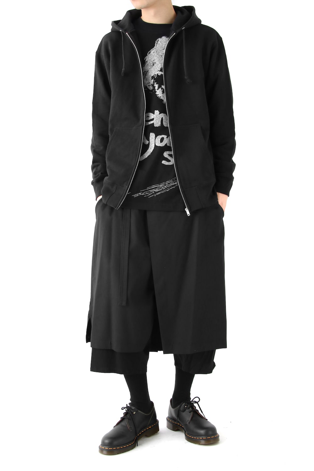 New Graphic A Plain Stitch Fabric Parka