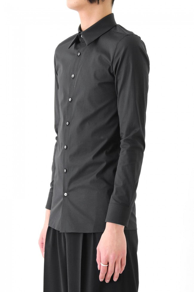 17SS Broad Cloth Stretch Shirt BLACK