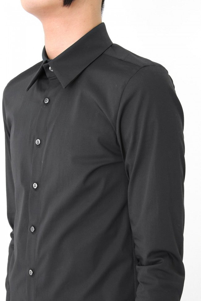 17SS Broad Cloth Stretch Shirt BLACK