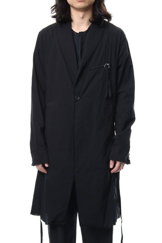 GRUNGE ROBE COAT BLACK