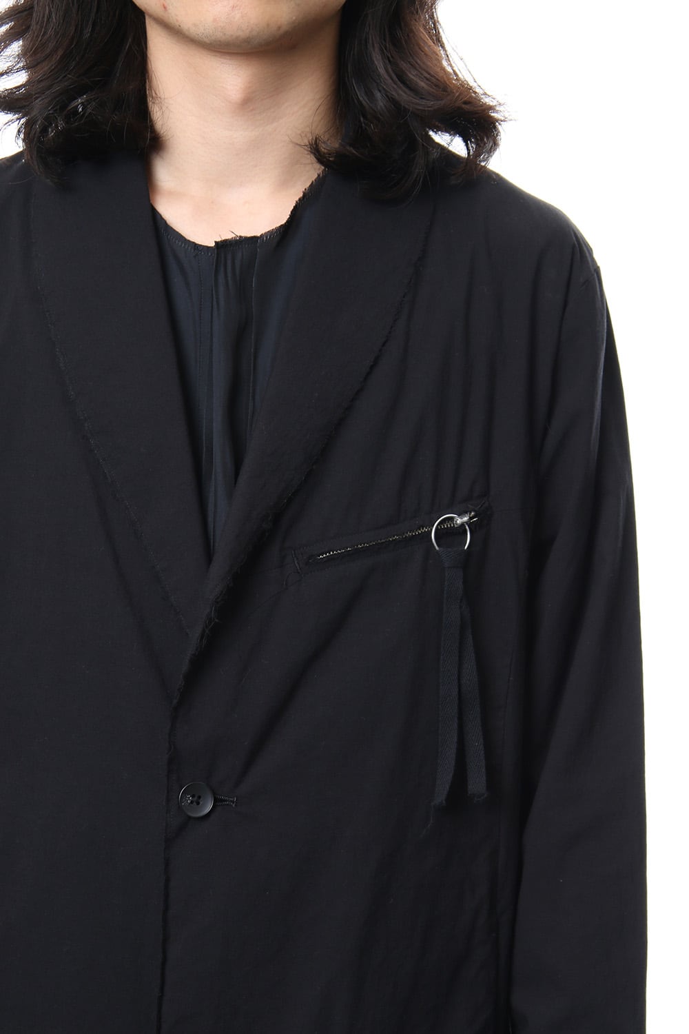 GRUNGE ROBE COAT BLACK