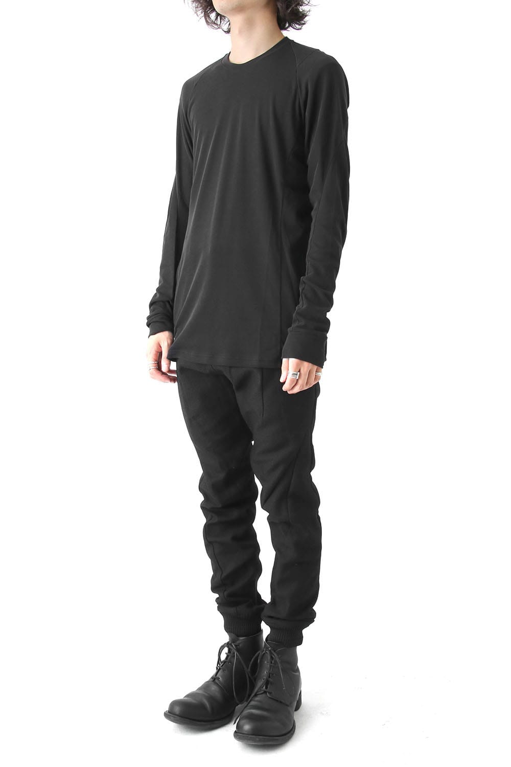 Easy Pants Charcoal Print