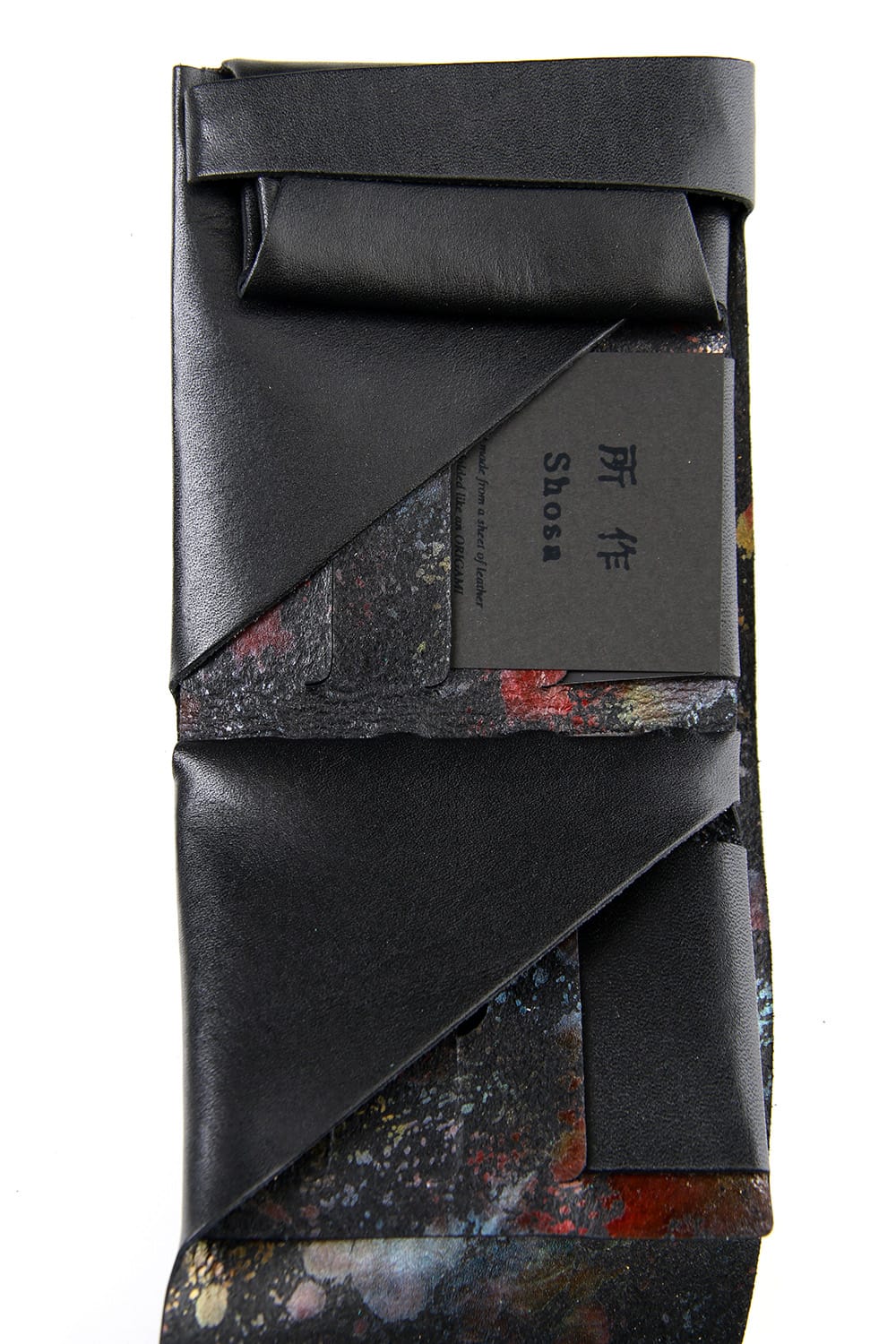 Shosa - No,No,Yes!  Short Wallet 2.0 BLACK×AURORA