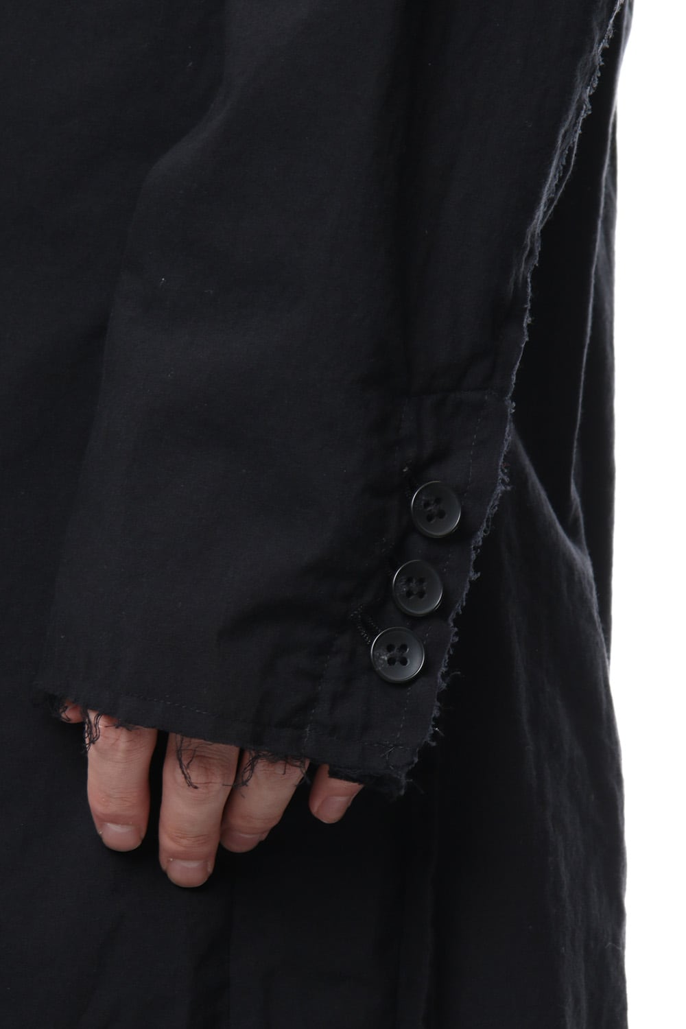 GRUNGE ROBE COAT BLACK