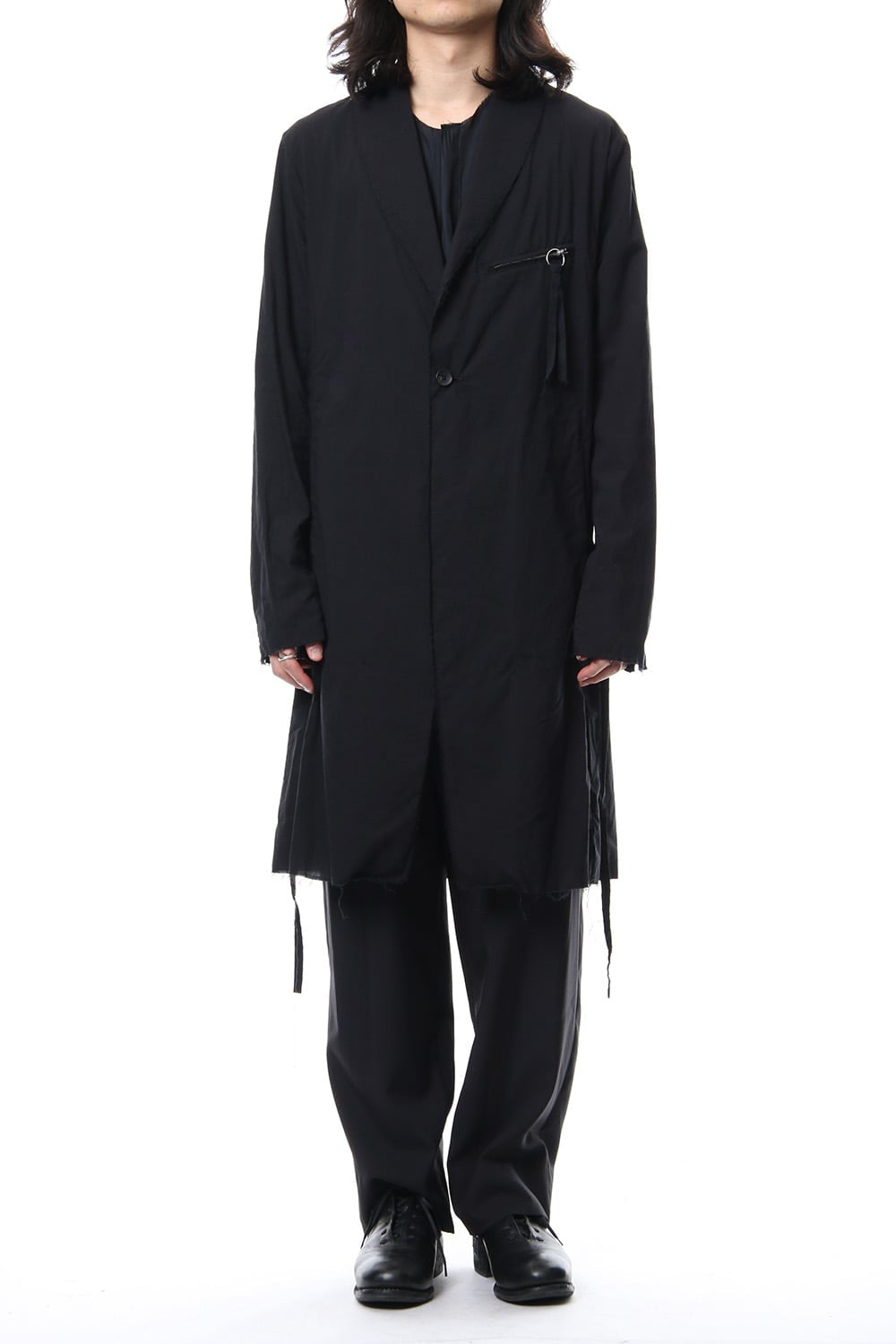 GRUNGE ROBE COAT BLACK