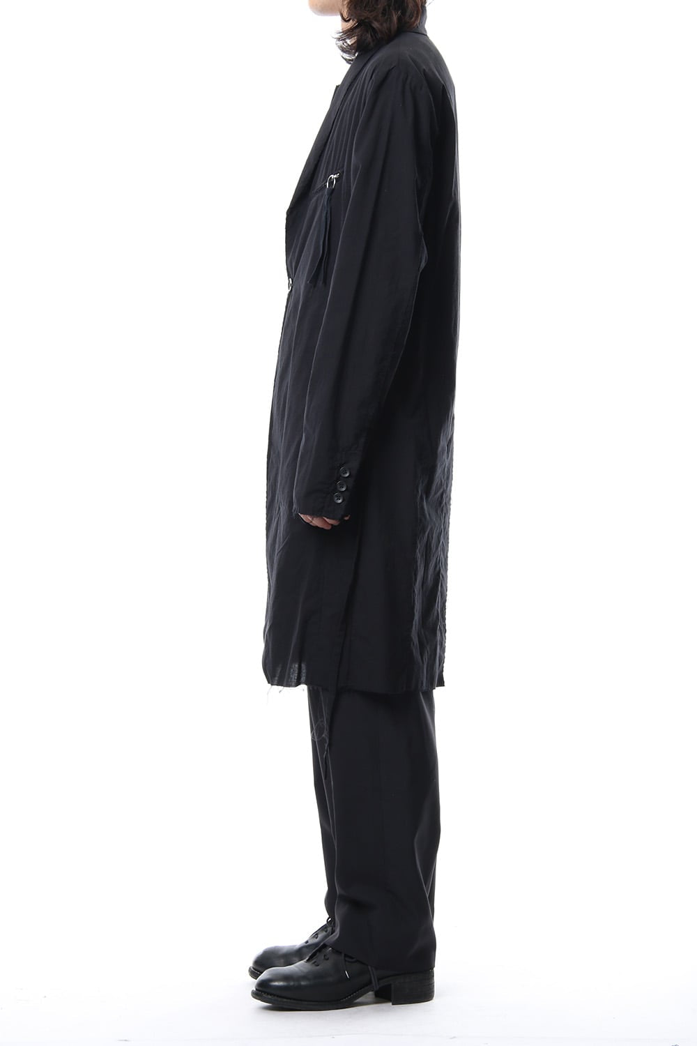 GRUNGE ROBE COAT BLACK