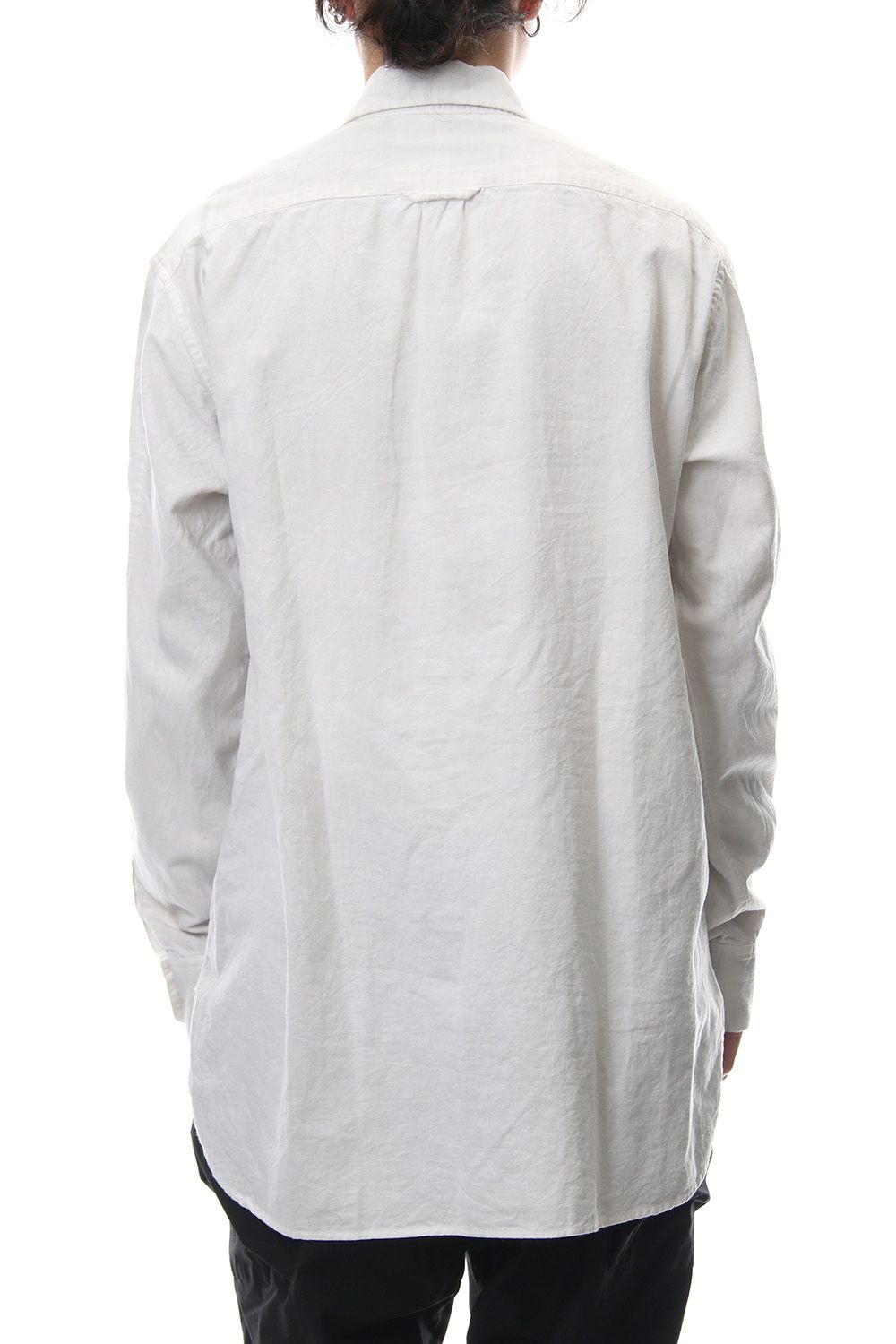 Irregular button shirt