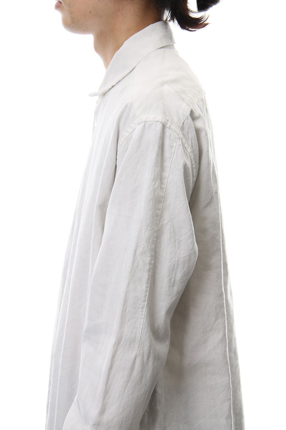 Irregular button shirt