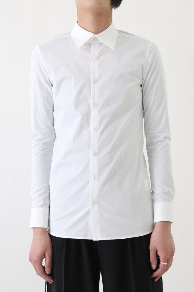 17SS Broad Cloth Stretch Shirt WHITE