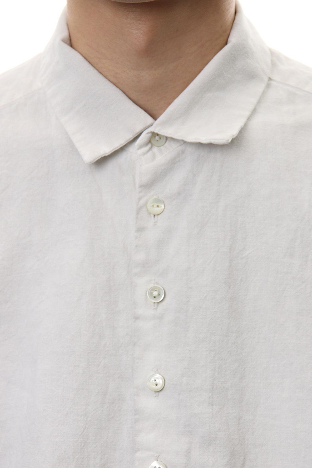 Irregular button shirt