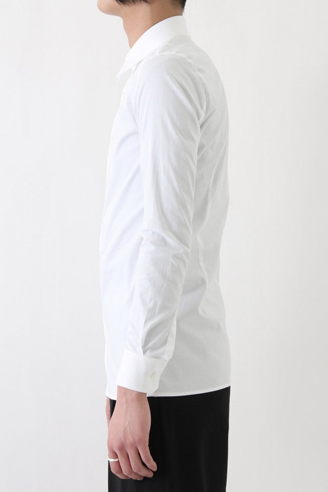 17SS Broad Cloth Stretch Shirt WHITE