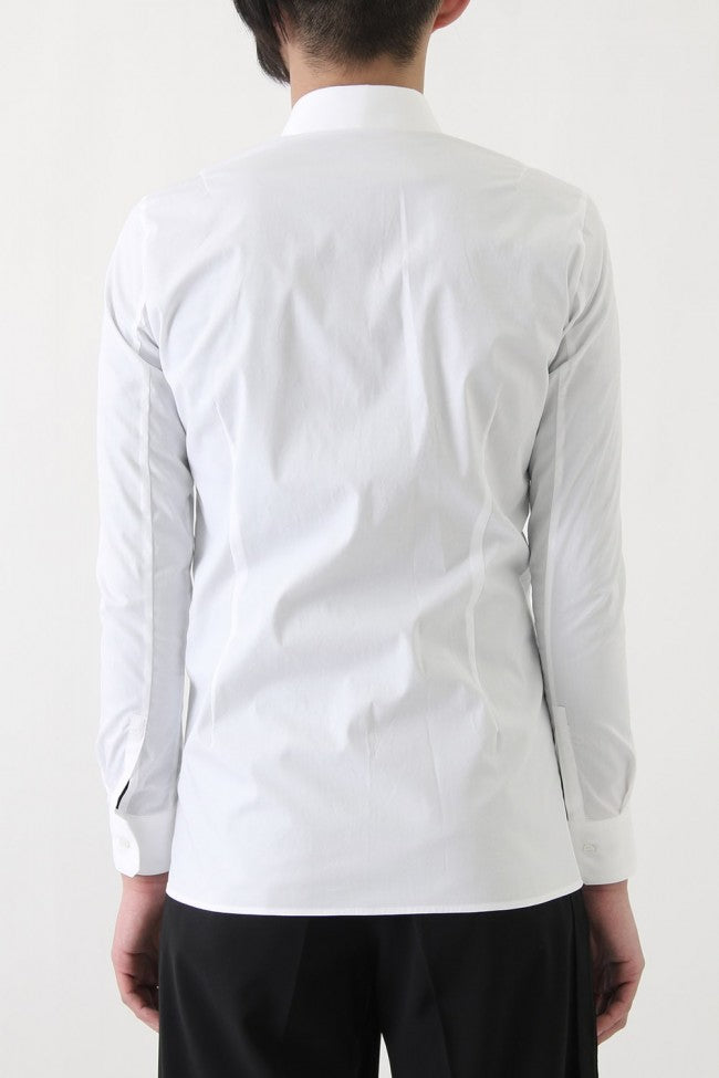 17SS Broad Cloth Stretch Shirt WHITE