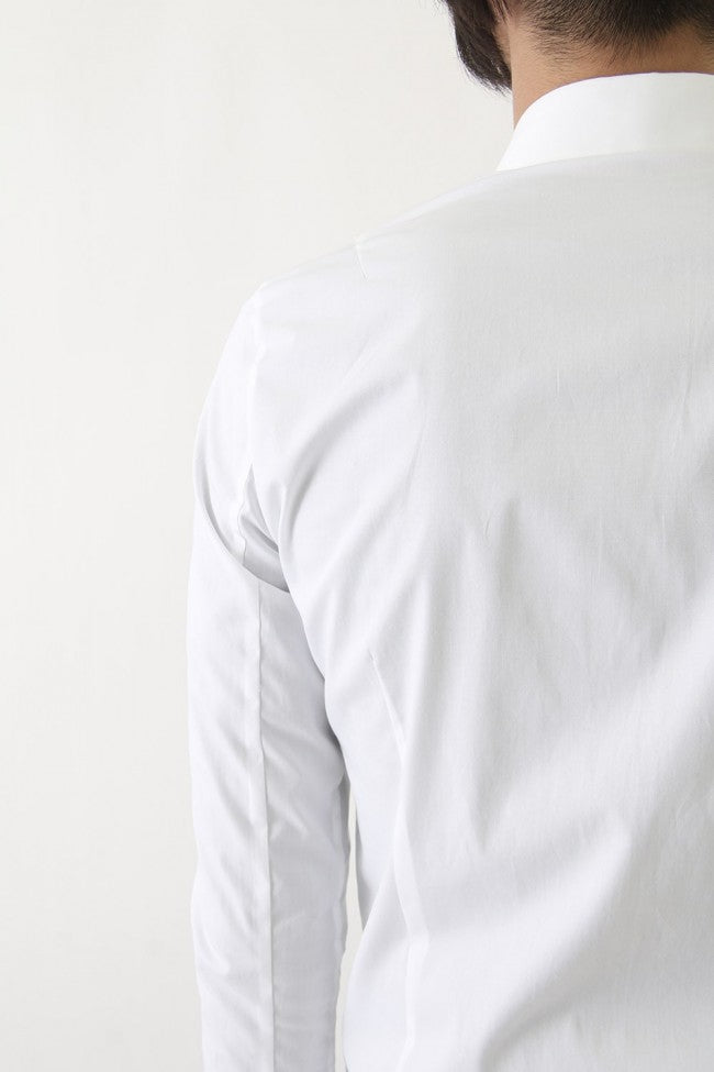 17SS Broad Cloth Stretch Shirt WHITE