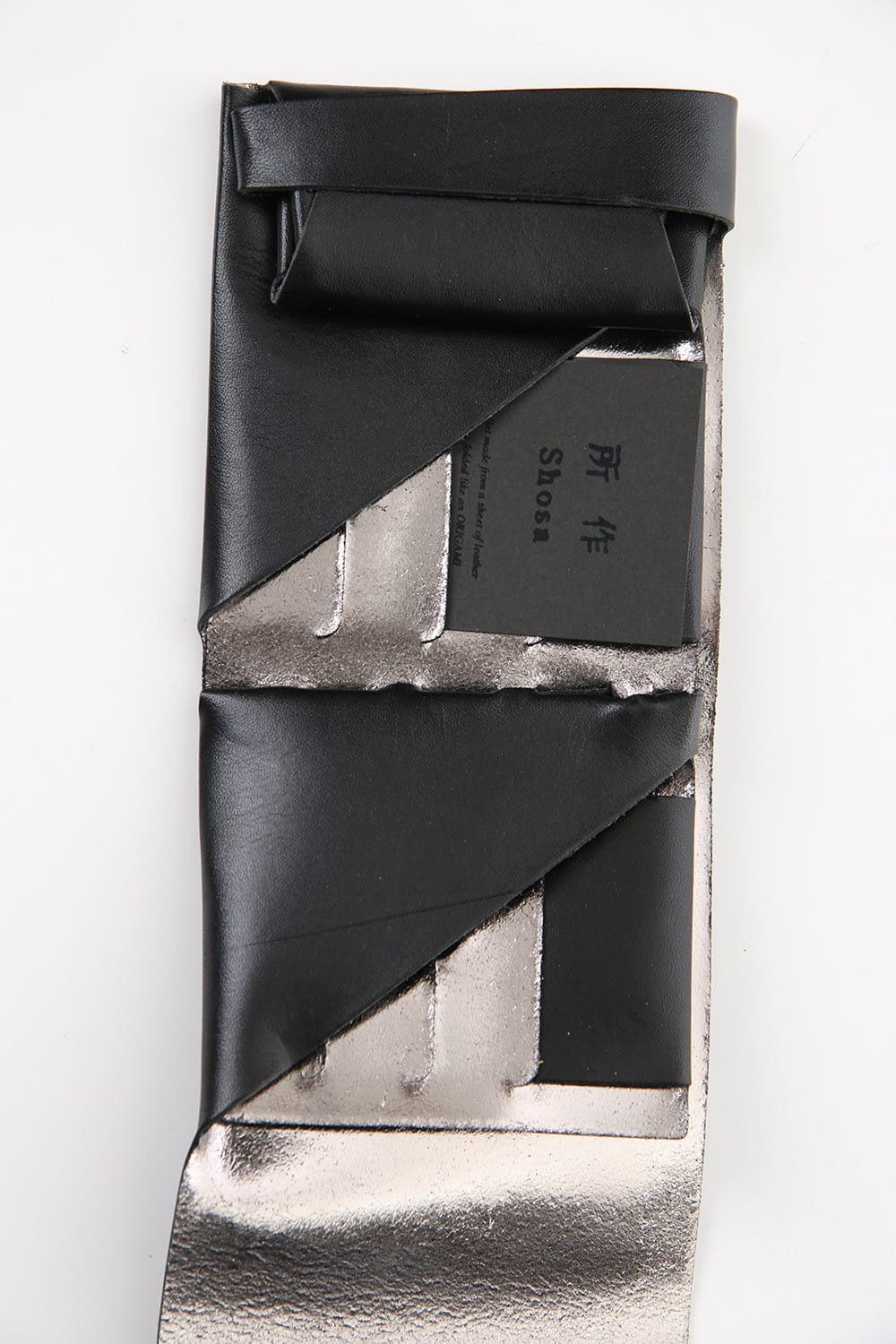 Shosa - No,No,Yes!  Short Wallet 2.0 Black x Silver