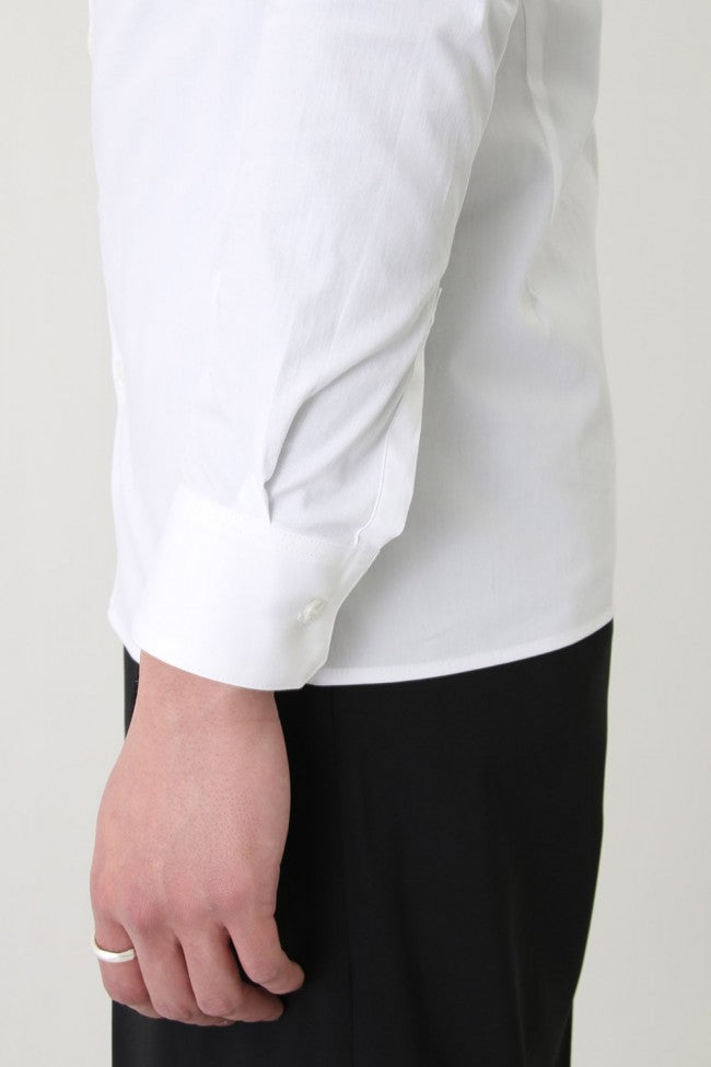 17SS Broad Cloth Stretch Shirt WHITE