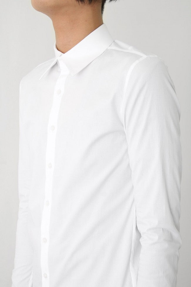 17SS Broad Cloth Stretch Shirt WHITE