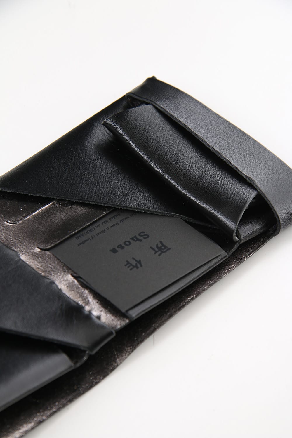 Shosa - No,No,Yes!  Short Wallet 2.0 Black x Silver