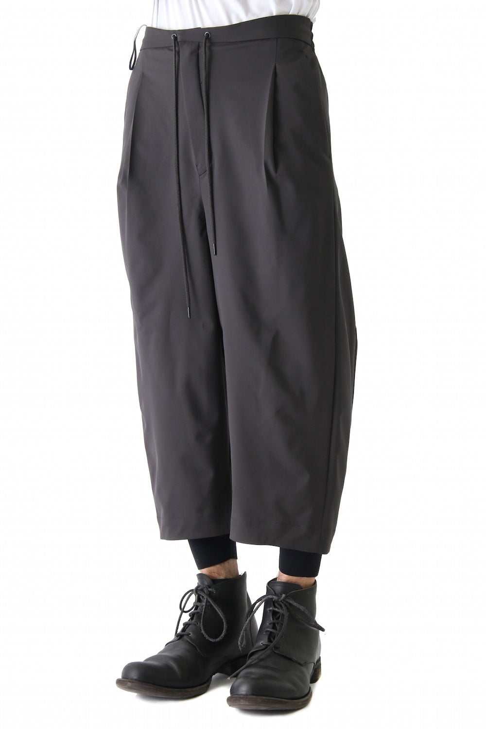 Layered Pants Silk Gabardine