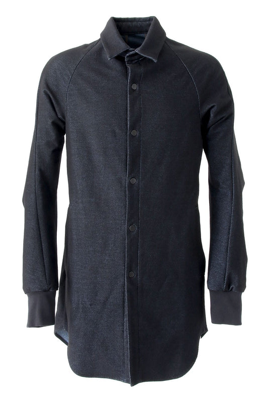 Long Shirt Wool Stretch Denim