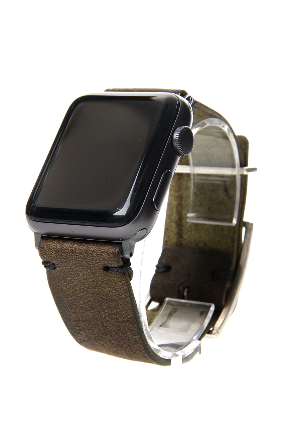 Apple Watch Band - HABANA Leather Smeraldo  - Silver Type 2