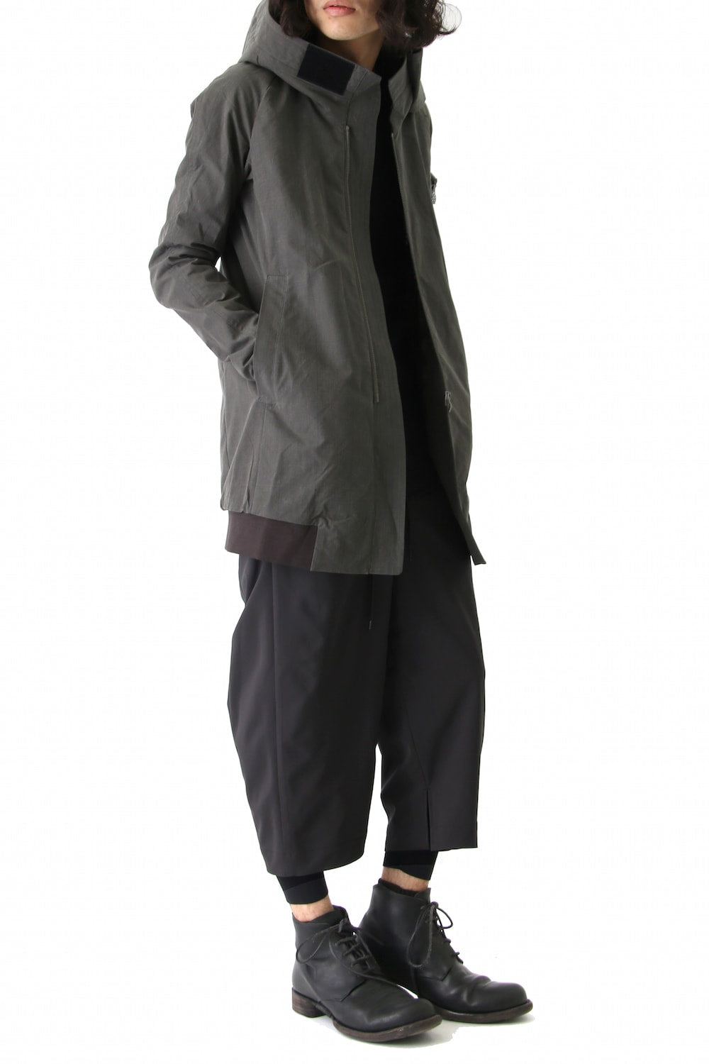 Layered Pants Silk Gabardine