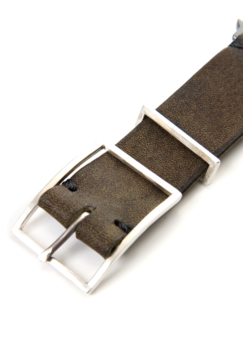 Apple Watch Band - HABANA Leather Smeraldo  - Silver Type 2