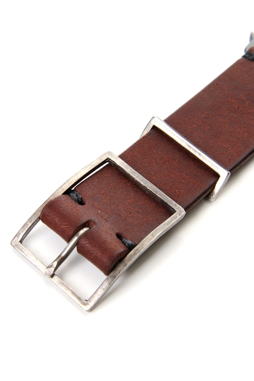 Apple Watch Band - Pueblo Leather TABACCO  - Silver Type 2