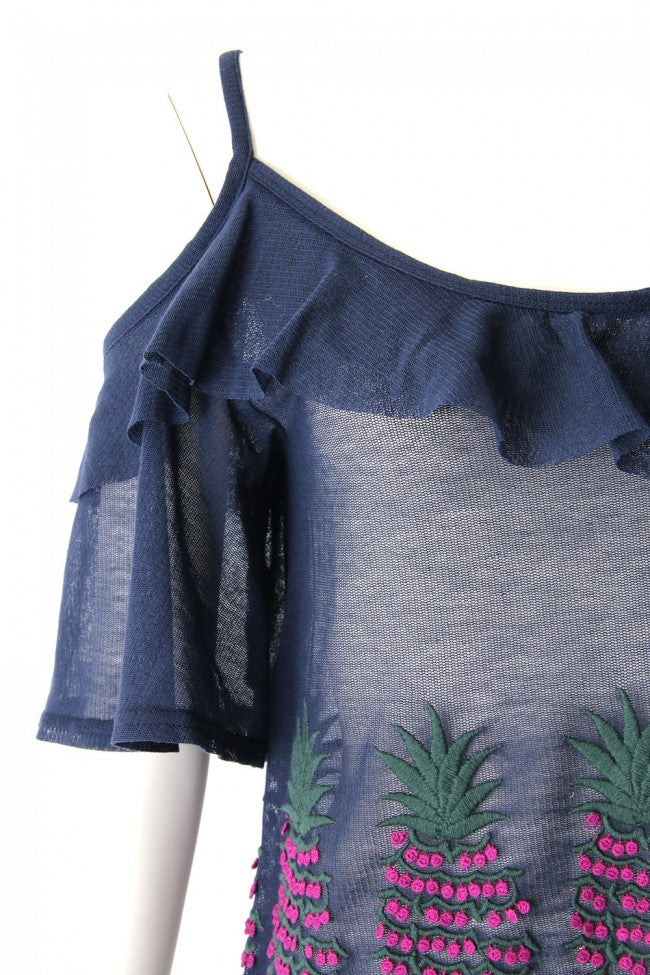 PINEAPPLE OFFSHOULDER T - 17S-T-04