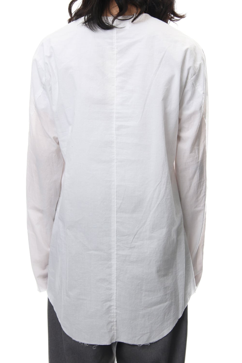 BUTTON & STRING TUNIC WHITE