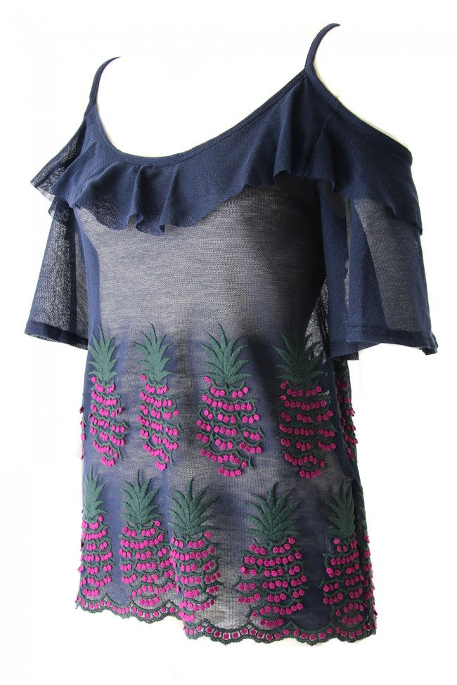 PINEAPPLE OFFSHOULDER T - 17S-T-04