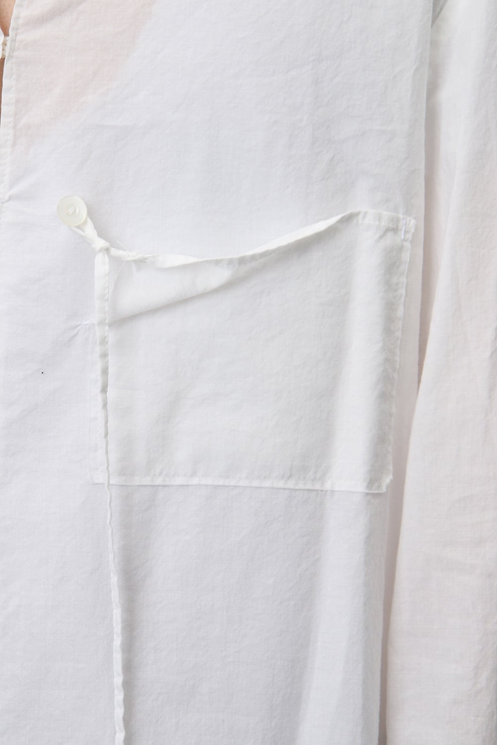 BUTTON & STRING TUNIC WHITE