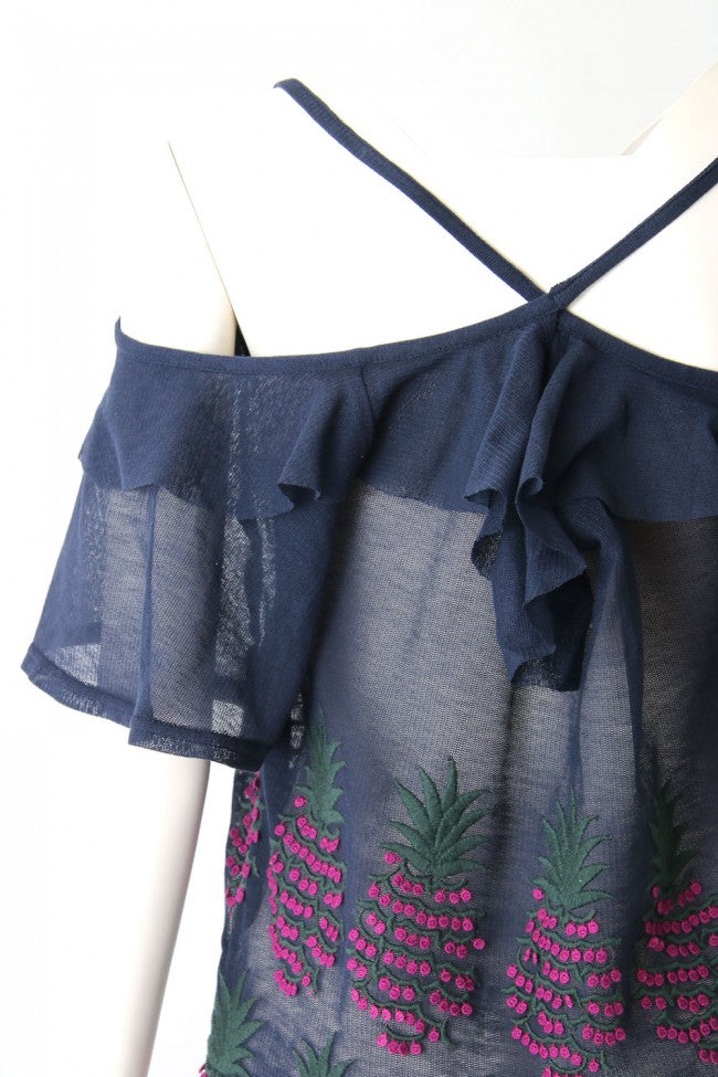 PINEAPPLE OFFSHOULDER T - 17S-T-04