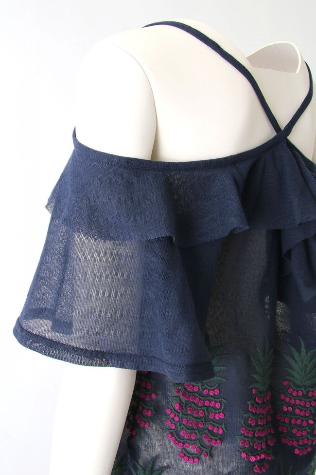 PINEAPPLE OFFSHOULDER T - 17S-T-04