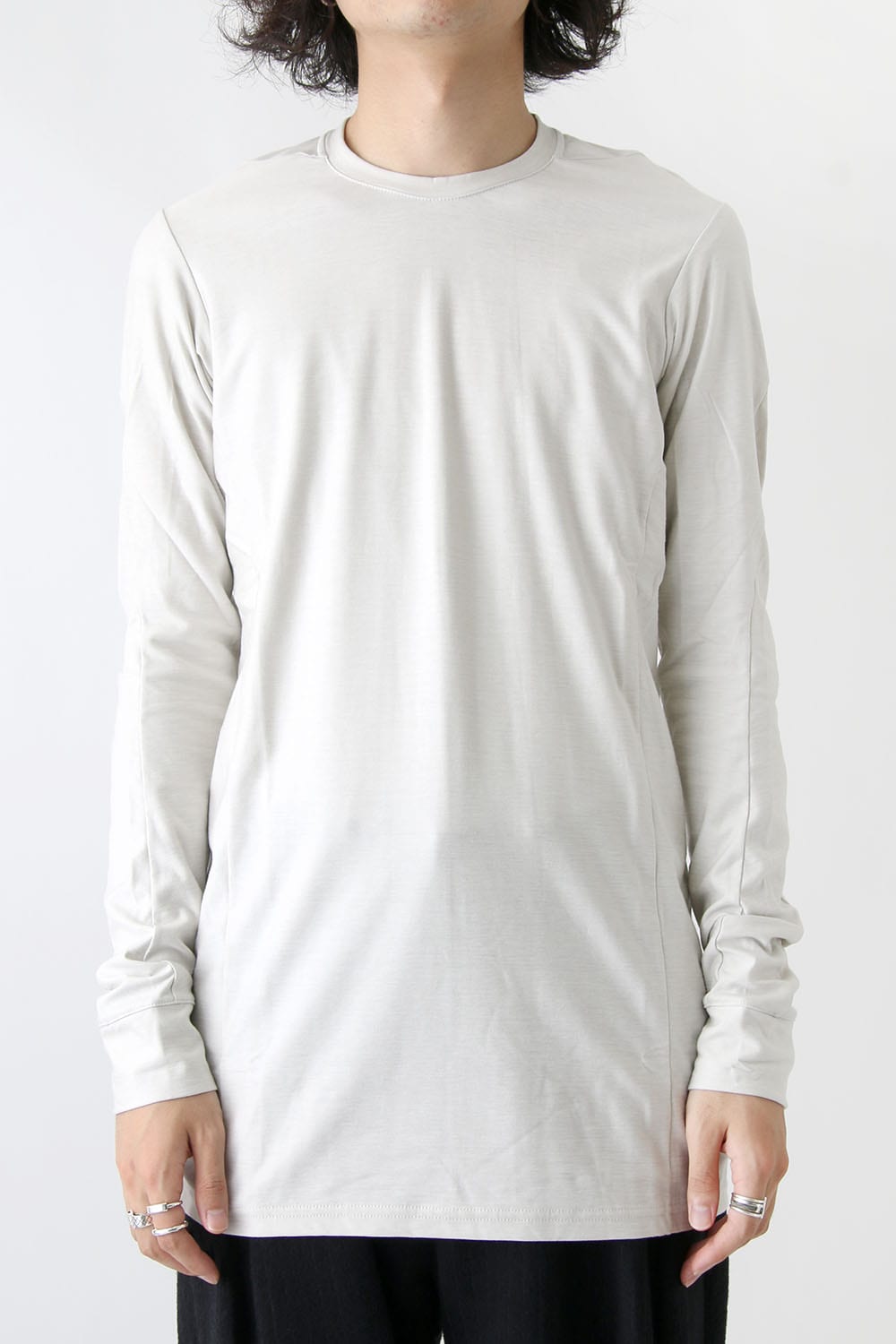Long Sleeve Brushed Vintage Jersey Cotton