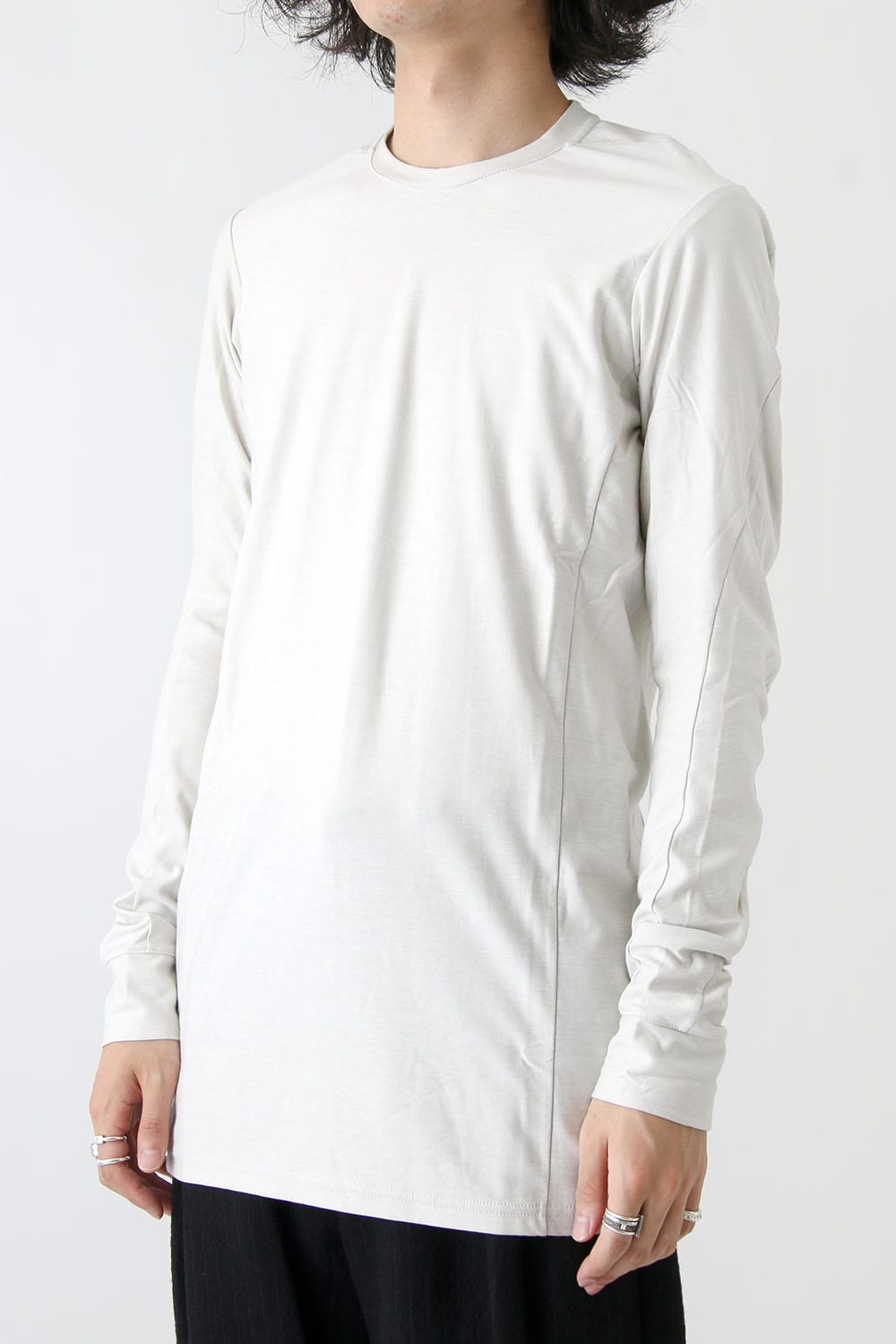 Long Sleeve Brushed Vintage Jersey Cotton